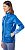 Куртка женская Mizuno Aero Federal Blue - Фото 3 малая