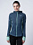 Куртка женская Mizuno Warmalite Hybrid Fz Wing Teal - Фото 7 малая