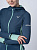 Куртка женская Mizuno Warmalite Hybrid Fz Wing Teal - Фото 12 малая