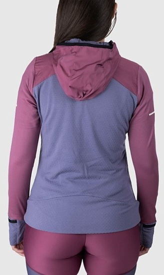Куртка женская Mizuno Warmalite Hybrid Fz Violet Quartz - Фото 3 большая