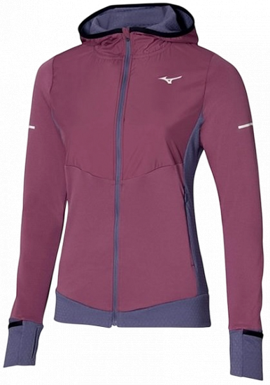 Куртка женская Mizuno Warmalite Hybrid Fz Violet Quartz - Фото 1 большая