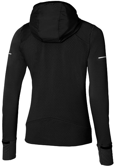 Куртка женская Mizuno Warmalite Hybrid Fz Black - Фото 2 большая