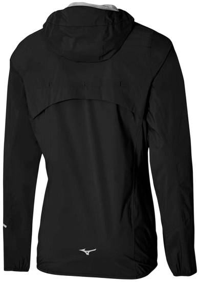 Куртка женская Mizuno Waterproof 20K Er Black - Фото 2 большая