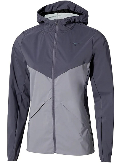 Куртка женская Mizuno Tech Thermal Charge Quicksilver - Фото 1 большая