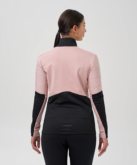 Куртка женская Nordski Hybrid Pro 2.0 Black/Soft Pink - Фото 2 большая