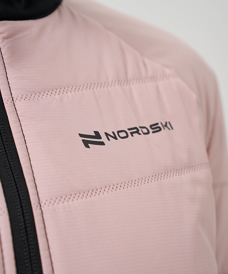 Куртка женская Nordski Hybrid Pro 2.0 Black/Soft Pink - Фото 4 большая