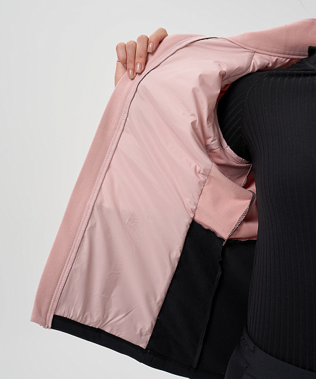 Куртка женская Nordski Hybrid Pro 2.0 Black/Soft Pink - Фото 8 большая