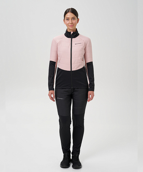 Куртка женская Nordski Hybrid Pro 2.0 Black/Soft Pink - Фото 10 большая
