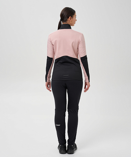 Куртка женская Nordski Hybrid Pro 2.0 Black/Soft Pink - Фото 11 большая