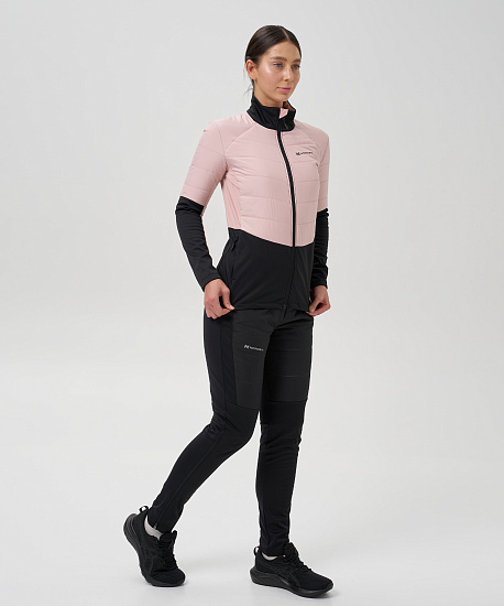 Куртка женская Nordski Hybrid Pro 2.0 Black/Soft Pink - Фото 12 большая
