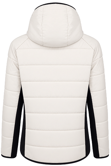 Куртка женская Nordski Hybrid Warm 3.0 Beige/Black - Фото 2 большая