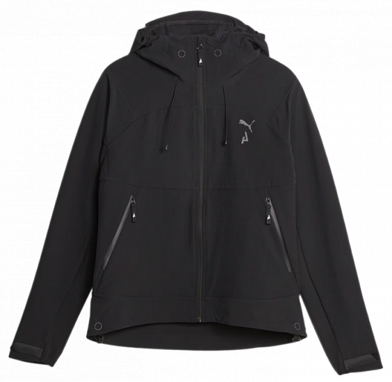 Куртка женская Puma Seasons Softshell Puma Black - Фото 1 большая