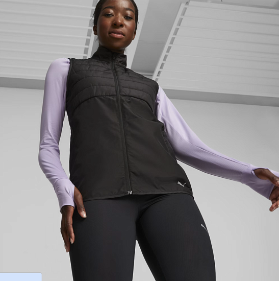 Жилет женский Puma Run Favorite Puffer Puma Black - Фото 2 большая
