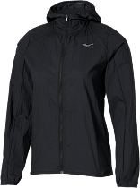 Куртка женская Mizuno Tech Light Hooded Black