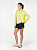 Куртка женская Mizuno Tech Light Hooded Lightning Yellow - Фото 4 малая
