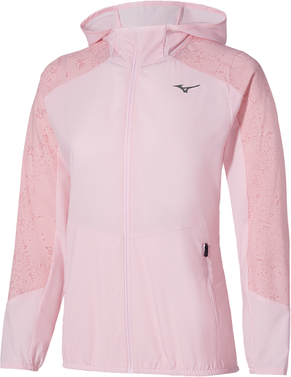 Куртка женская Mizuno Active Alpha Hooded Pinkesque - Фото 1 большая