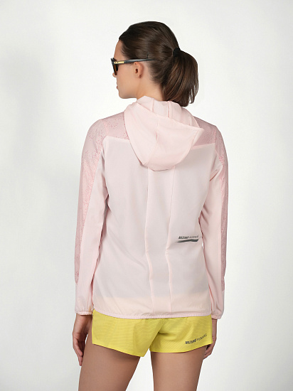 Куртка женская Mizuno Active Alpha Hooded Pinkesque - Фото 6 большая