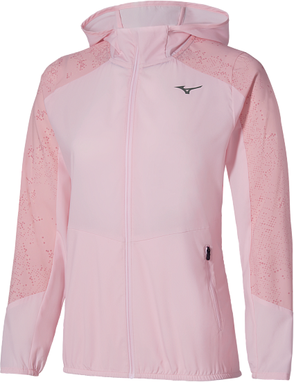 Куртка женская Mizuno Active Alpha Hooded Pinkesque - Фото 1 большая