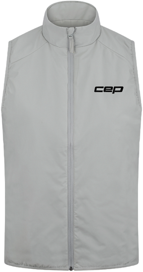 Жилет женский CEP CW865W Core Run Thermal Reversible Light Grey - Фото 1 большая