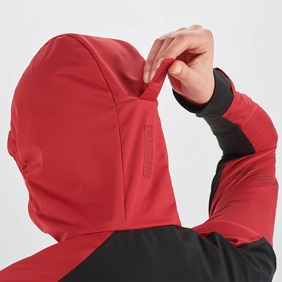 Куртка женская Salomon Light Shell Red Chili/Black - Фото 4 большая