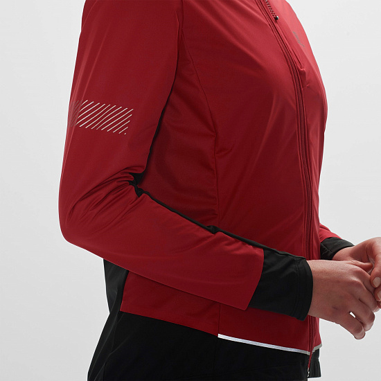 Куртка женская Salomon Light Shell Red Chili/Black - Фото 7 большая