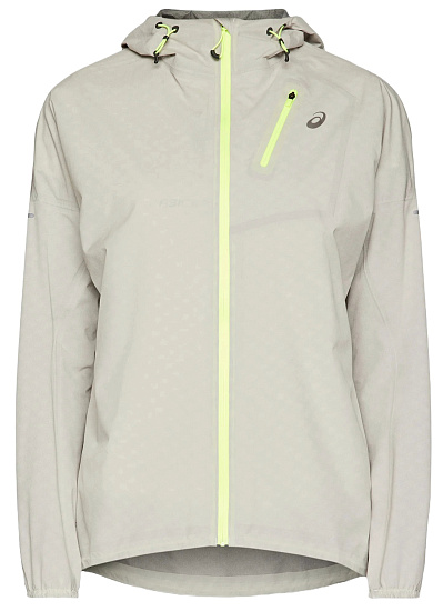 Куртка женская ASICS Fujitrail Waterproof Mineral Beige - Фото 1 большая