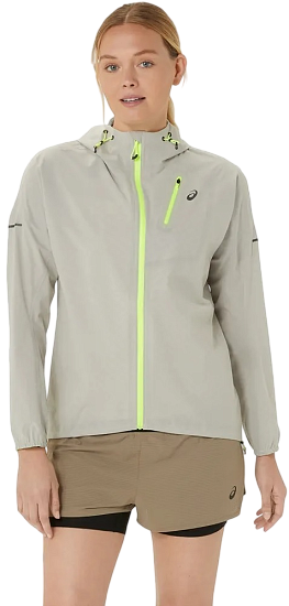 Куртка женская ASICS Fujitrail Waterproof Mineral Beige - Фото 1 большая