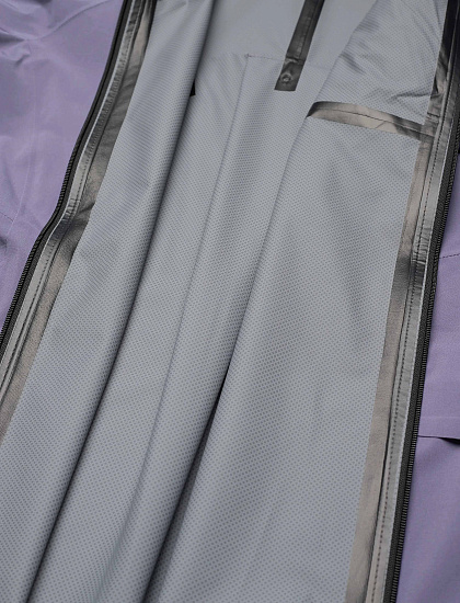 Куртка женская ASICS Metarun Waterproof Greyish Purple - Фото 14 большая