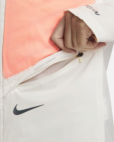 Куртка женская Nike Storm-FIT ADV Run Division Sail/Atomic Orange - Фото 10 большая