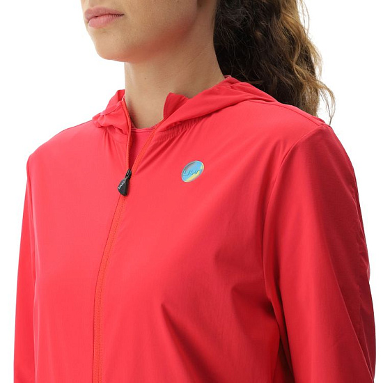 Куртка женская UYN Running Masterwind Geranium - Фото 3 большая