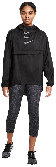 Куртка женская Nike Run Division Black - Фото 2 большая