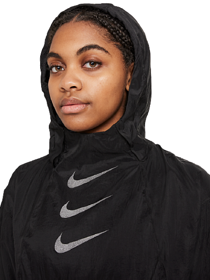 Куртка женская Nike Run Division Black - Фото 3 большая