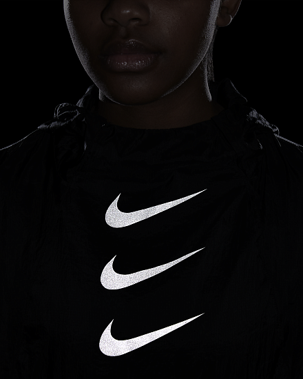 Куртка женская Nike Run Division Black - Фото 8 большая