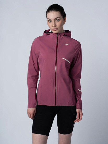 Куртка женская Mizuno Waterproof 20K Er Violet Quartz - Фото 7 большая