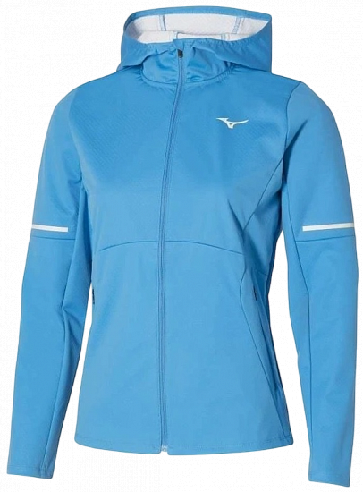 Куртка женская Mizuno Thermal Charge Bt Parisian Blue - Фото 1 большая