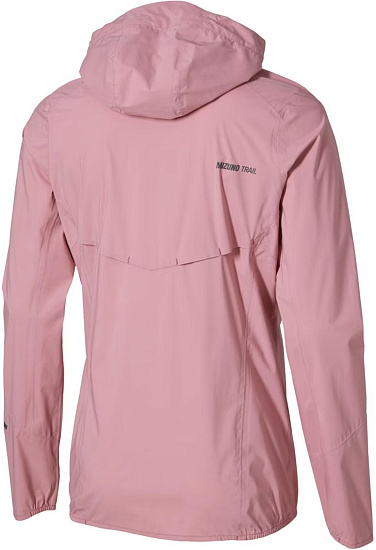 Куртка женская Mizuno Trail Waterproof 20K Rose Elegance - Фото 2 большая