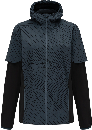 Куртка женская Bivium Вектор 1.0 Черный/Графитовый - Фото 1 большая