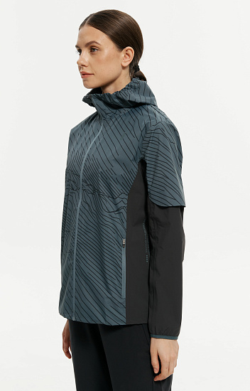 Куртка женская Bivium Вектор 1.0 Черный/Графитовый - Фото 3 большая