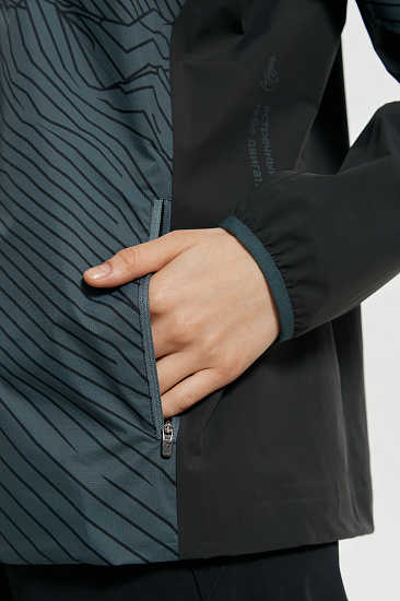 Куртка женская Bivium Вектор 1.0 Черный/Графитовый - Фото 6 большая