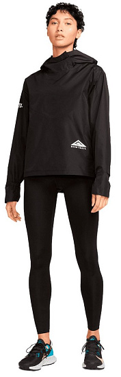 Куртка женская Nike Gore-Tex Trail Black/Dk Smoke Grey/Black/White - Фото 3 большая
