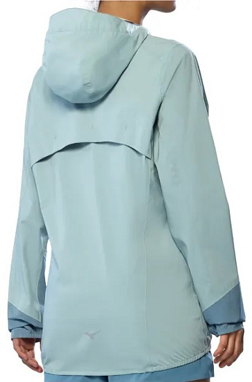 Куртка женская Mizuno Waterproof 20K ER Cloud Blue - Фото 2 большая