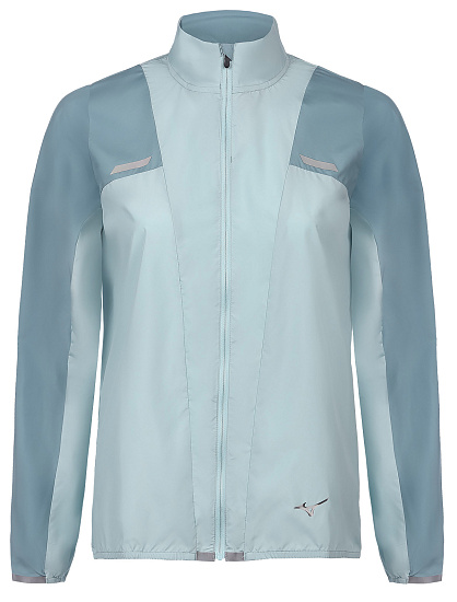 Куртка женская Mizuno Tech Light Citadel/Cloud Blue - Фото 1 большая