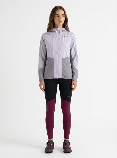 Куртка женская Mizuno Active Alpha Icelandic Blue - Фото 3 большая