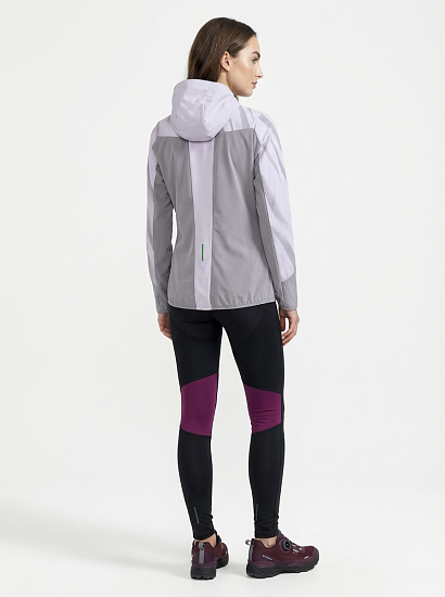 Куртка женская Mizuno Active Alpha Icelandic Blue - Фото 4 большая