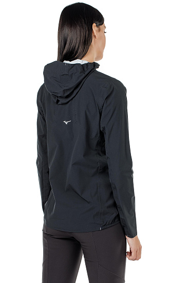Куртка женская Mizuno Endura 20k Черный - Фото 5 большая