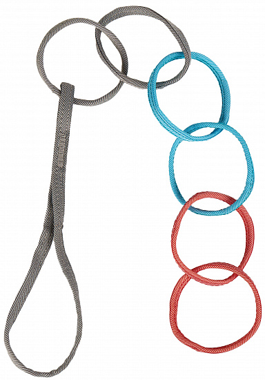 Петля Kailas MAC Anchor Chain Red/Blue/Gray - Фото 1 большая