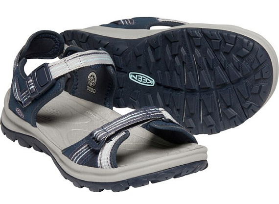 Сандалии женские Keen Terradora II Open Toe Sandal Navy/Light Blue - Фото 5 большая