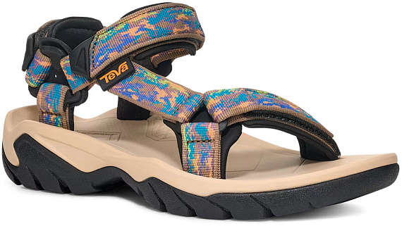 Сандалии женские Teva Terra FI 5 Universal Tree Cover Neon Spring - Фото 2 большая