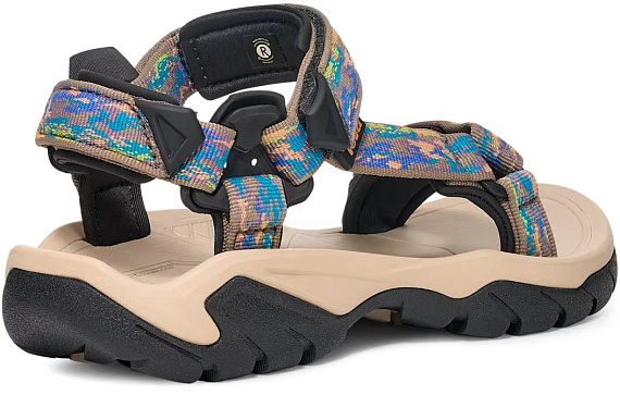 Сандалии женские Teva Terra FI 5 Universal Tree Cover Neon Spring - Фото 4 большая