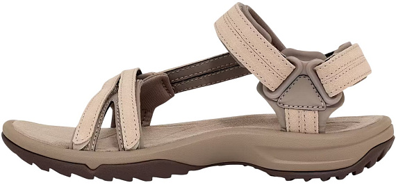 Сандалии женские Teva Terra FI Lite Suede Feather Grey - Фото 4 большая